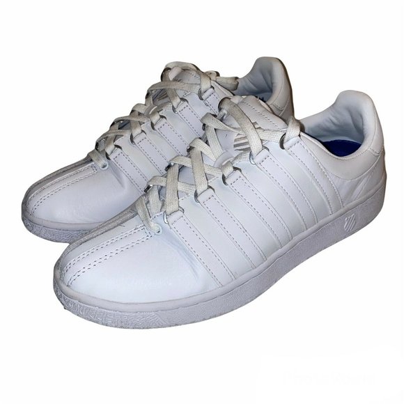 K-Swiss Classic VN White Sneakers 93343 101 Women’s Size 11 VGUC - Picture 4 of 8